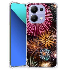 Xiaomi Redmi Note 13 4G Anti Shock Bumper Case Vuurwerk