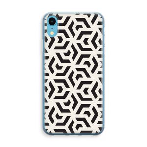 Crazy pattern: iPhone XR Transparant Hoesje