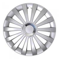ProPlus wieldoppen Meridian 16 inch zilver set van 4