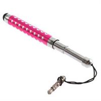 Mini Telescopische Capacitieve Stylus Pen - Felroze