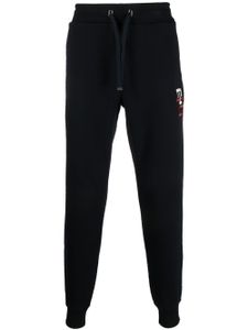 Tommy Hilfiger pantalon de jogging à logo brodé - Bleu