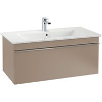 Villeroy & Boch Venticello Meubelwastafel - wasbak midden - 1 kraangat - 100x50cm - geschikt voor 3 kraangaten - overloop - wit 4104AL01 - thumbnail