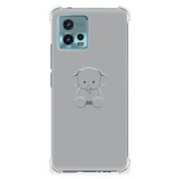 Motorola Moto G72 Stevig Bumper Hoesje Grijs Baby Olifant