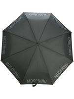 Moschino parapluie à logo imprimé - Gris - thumbnail