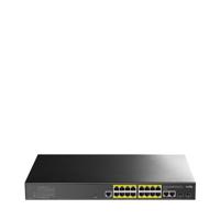 Cudy GS2018PS2 Managed L2 Gigabit Ethernet (10/100/1000) Power over Ethernet (PoE) 1U Zwart - thumbnail