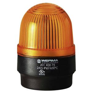 Werma Signaltechnik Signaallamp WERMA Signaltechnik 202.300.68 Geel Flitslicht 230 V/AC