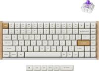 Keychron K2 HE Draadloos Magnetisch Toetsenbord, 2.4Ghz/Bluetooth/USB-C, RGB, Hot-swap, QMK/VIA, Gateron Magnetic Switch Nebula, Compatibel met Mac Windows Linux, Special Edition Wit