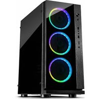 Inter-Tech W-III RGB Toren Zwart computerbehuizing