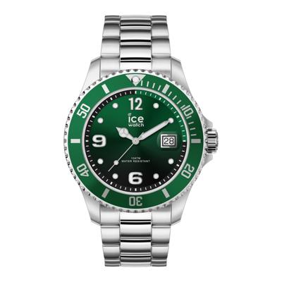 Ice-Watch Ice Steel Medium Green Silver Horloge