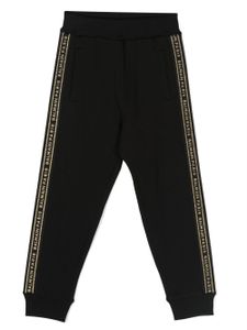 Balmain Kids pantalon de jogging à logo brodé - Noir