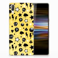 Silicone Back Case Sony Xperia L3 Punk Geel
