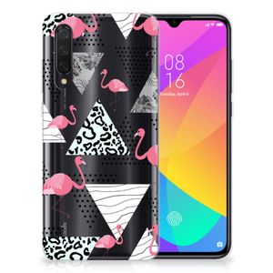 Xiaomi Mi 9 Lite TPU Hoesje Flamingo Triangle