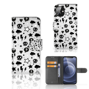 Telefoonhoesje met Naam Apple iPhone 12 Mini Silver Punk