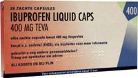 Teva Ibuprofen 400 mg liquid (20 caps) - thumbnail