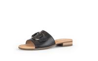 Gabor Damesslippers, lichte extra breedte (G), Zwart 57, 37.5 EU