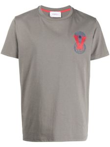 Ports V t-shirt à logo brodé - Gris