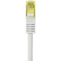 Renkforce RF-4149858 RJ45 Netwerkkabel, patchkabel CAT 6a (losse kabel CAT 7) S/FTP 0.25 m Grijs Snagless, Vlambestendig 1 stuk(s) - thumbnail