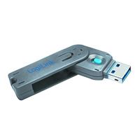 LogiLink AU0044 USB-poortblokkerslot (1x sleutel) grijs