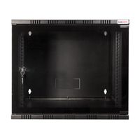 LogiLink 19 WALLMOUNT SOHO BOX 6U 540*400, BLACK, FLATPACK 19inch-wandkast (b x h x d) 540 x 323 x 400 mm 6 HE Zwart (RAL 9005) - thumbnail