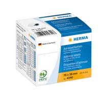 Etiket herma adres 4340 70 x 38 mm 250 st