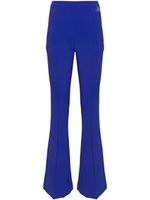 Elisabetta Franchi pantalon à coupe évasée - Bleu