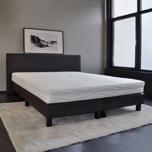 ACTIE Boxspring 180 x 200 Zwart/Antraciet - Student - Verhoogde Boxen