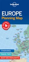 Wegenkaart - landkaart Planning Map Europe - Europa | Lonely Planet - thumbnail