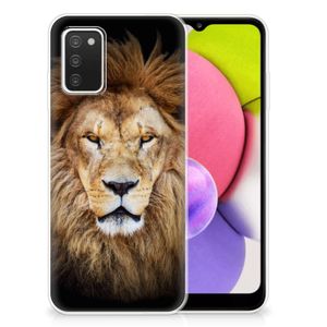 Samsung Galaxy A03S TPU Hoesje Leeuw