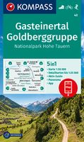 Wandelkaart 40 Gasteinertal - Goldberggruppe | Kompass - thumbnail