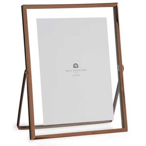 Giftdecor Fotolijstje voor 13 x 18 cm foto - koper - metaal - Modern - frame 18 x 23 cm   -