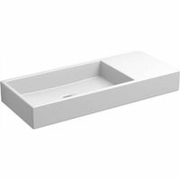 Fontein Clou Mini Wash Me 45x19x6 cm Rechts Keramiek Glans Wit Clou