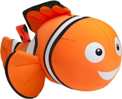Cuddlebug knuffelkussen Clown Fish 33 x 20 cm oranje