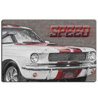 Ford Mustang Speed Zwaar Metalen Bord - 60 x 40 cm - thumbnail