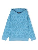 Versace Kids hoodie Versace Allover - Bleu - thumbnail