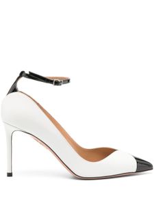 Aquazzura escarpins Pinot 85 mm en cuir - Blanc