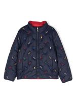 Ralph Lauren Kids veste matelassée à design réversible - Bleu