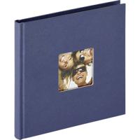 walther+ design FA-199-L Fotoalbum (b x h) 18 cm x 18 cm Blauw 30 bladzijden - thumbnail