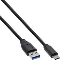 InLine 35716 USB 3.2 kabel, type C stekker naar A stekker 0,5 m zwart