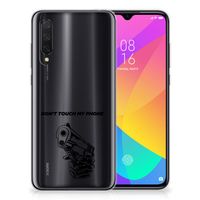 Xiaomi Mi 9 Lite Silicone-hoesje Gun Don't Touch My Phone - thumbnail