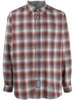 Maison Margiela x Pendleton checked wool shirt - Rouge