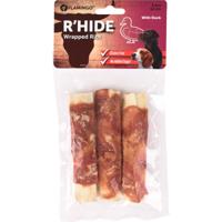 Hondensnack R'Hide Duck Wrapped Ribs 12 cm 3 stuks 3 stuks / 12 cm Flamingo Naturel