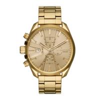 Diesel horloge Ms9 Chrono DZ4475 goudkleur