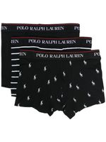 Polo Ralph Lauren lot de trois boxers à taille à logo - Noir - thumbnail