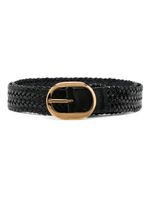 TOM FORD ceinture en cuir à boucle - Noir