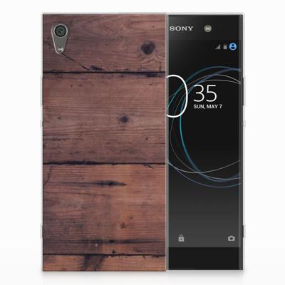Sony Xperia XA1 Ultra Bumper Hoesje Old Wood