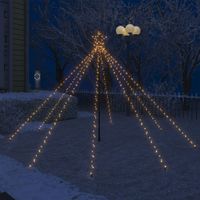 Kerstboomverlichting waterval binnen buiten 400 LED's 2,5 m - thumbnail