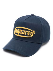 DSQUARED2 casquette à logo brodé - Bleu