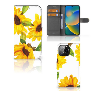 Hoesje voor iPhone 14 Pro Max Zonnebloemen