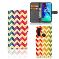 Motorola Moto G Pro Telefoon Hoesje Zigzag Multi Color - thumbnail