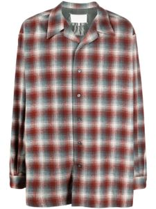 Maison Margiela x Pendleton chemise en laine à carreaux - Rouge